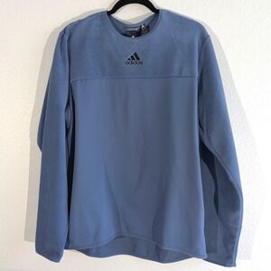New Adidas M Ti Blue Crewneck Sweatshirt  Men's Medium